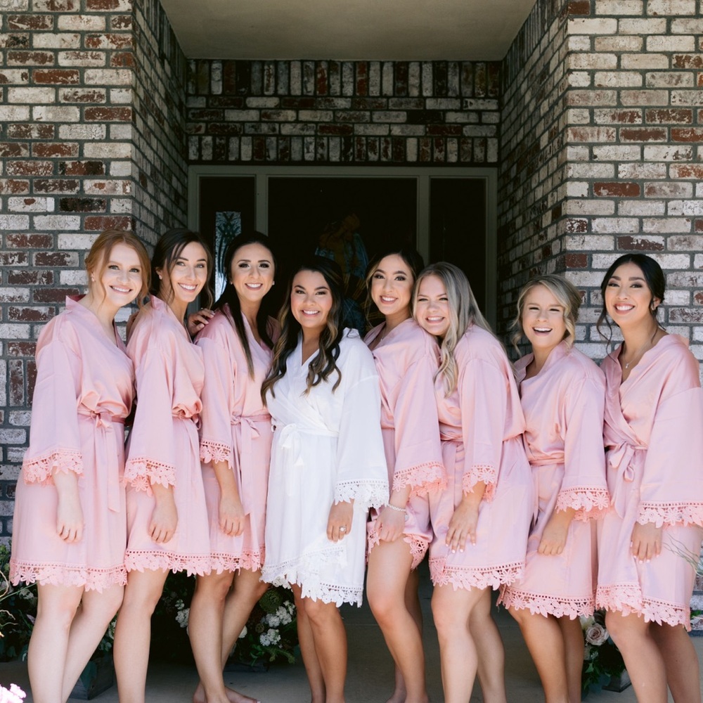 WHITE BRIDAL ROBE